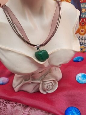 Timeless Dark Green Jade & Brown Multistrand Necklace